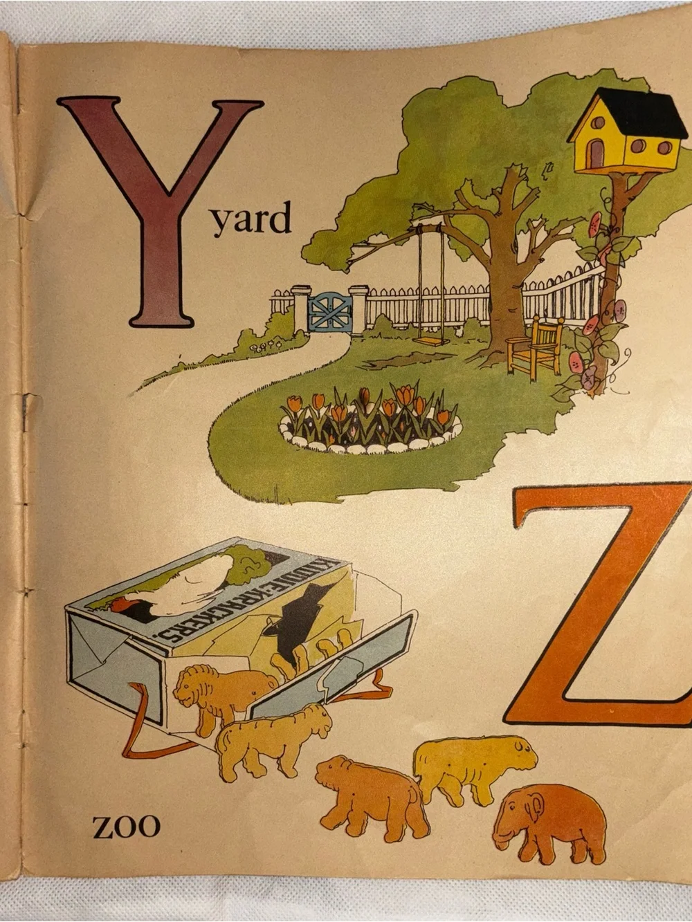 Vintage 1934 Saalfield Alphabet Book Corinne Ringel Bailey Illustrated ABC